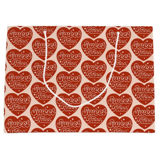 Sweet Kiss Large Gift Bag Große Geschenktüte (Vorderseite)