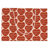 Sweet Kiss Large Gift Bag Große Geschenktüte (Rückseite)