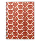 Sweet Kiss Notebook Notizblock (Vorderseite)
