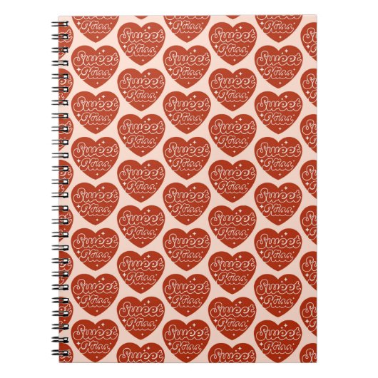 Sweet Kiss Notebook Notizblock (Vorderseite)