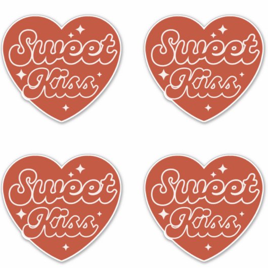 Sweet Kiss Sticker (Vorderseite)