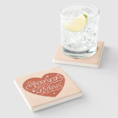 Sweet Kiss Stone Coaster Steinuntersetzer (Seitenansicht)