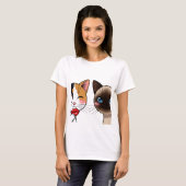 Sweet Kissy Cats T-Shirt (Vorne ganz)