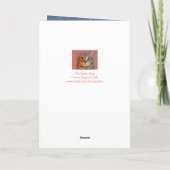 Sweet Kitten and Blume Cancer Support Karte (Rückseite)