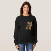Sweet Kitten Funny Bite Back Cat Lover Cat Owner C Sweatshirt (Vorne ganz)