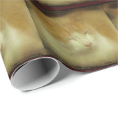 Sweet Kitty Cat Wrapping Paper Geschenkpapier (Rolleneckpunkt)