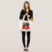 Sweet kitty jumbo stoffbeutel (Vorderseite (Model))