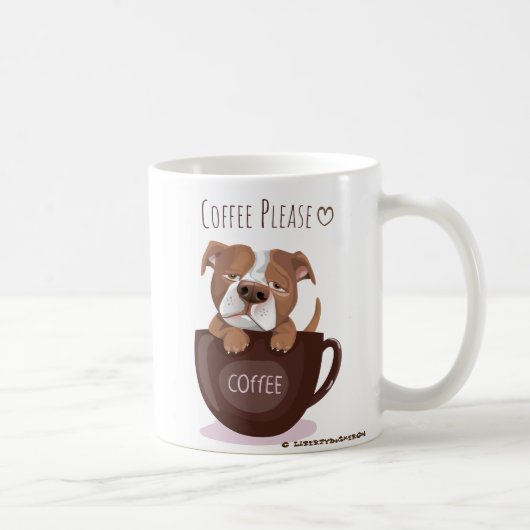 Sweet Kitty & Sleepy Pooch Niedliche Kaffeemübel Kaffeetasse (Rechts)