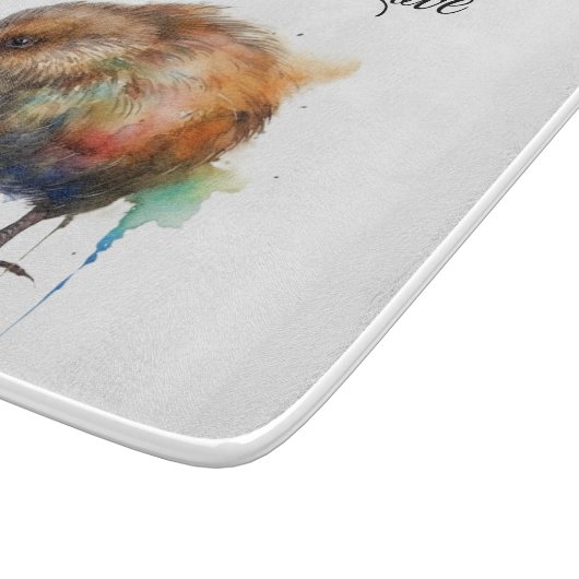 Sweet Kiwi, custom Schneidebrett (Ecke)