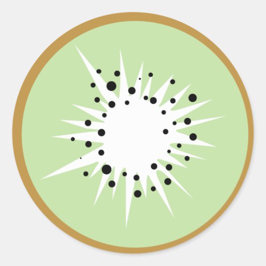 Sweet Kiwi Runder Aufkleber (Vorderseite)