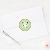 Sweet Kiwi Runder Aufkleber (Umschlag)