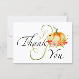 Sweet kleine Kürbis Baby Dusche danke Karte