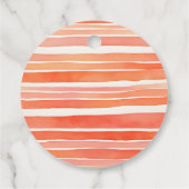 Sweet Kleine Pfirsichbrause danke Ihnen für Ihr Wo Geschenkanhänger (Rückseite)