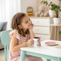 Sweet kleinen Mädchen Happy Birthday