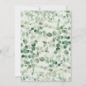 Sweet Koala Bear Girls Kinderdusche Einladung (Rückseite)