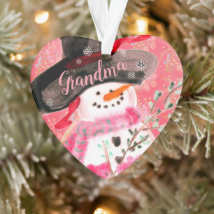 Sweet Künstlerisch Snowman Ornament