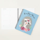 Sweet Lady Llama mit Rose Planer (Anzeige)