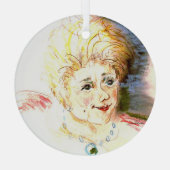 Sweet Lady Ornament Aus Glas (Rückseite)