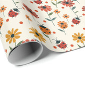 Sweet Ladybug Dreams Geschenkpapier (Rolleneckpunkt)