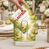 Sweet Ladybug Spring Baby Shower Serviette