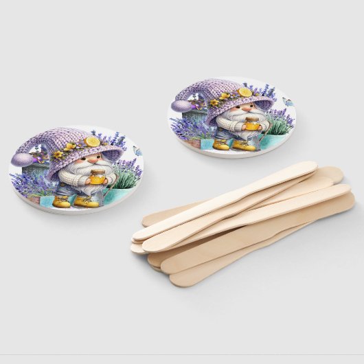 Sweet Lavender Gnome Fächer (Non-assembled)