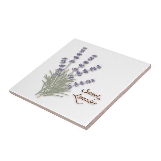 Sweet Lavender Keramik Tile Fliese (Seite)