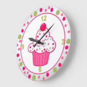 Sweet Leckerei Cupcake Wall Clock Große Wanduhr (Winkel)