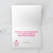 Sweet Leckerei Girl's Birthday Grußkarte Karte (Innenseite)