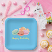 Sweet Leckerei Square Paper Plate Pappteller (Party)