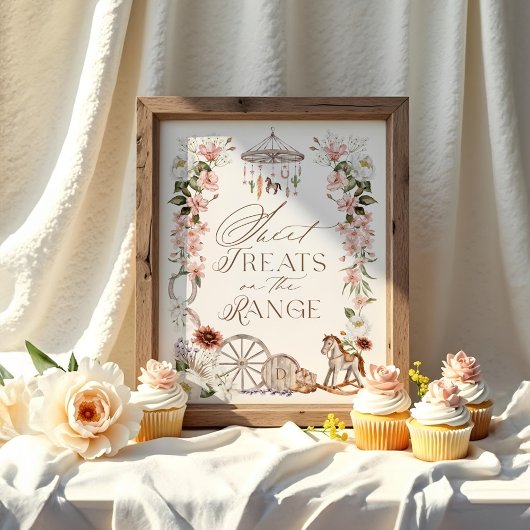 Sweet Leckereien auf der Wild-Western-Dusche Poster