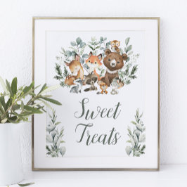 Sweet Leckereien Eucalyptus Woodland Baby Animals Poster