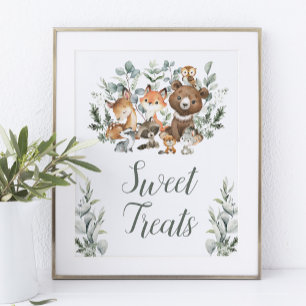 Sweet Leckereien Eucalyptus Woodland Baby Animals Poster