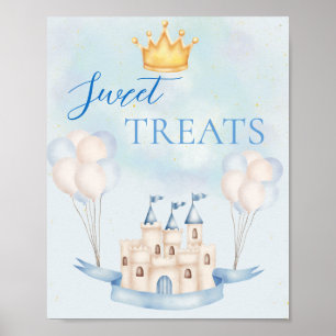 Sweet Leckereien FairyTale Castle Crown Ballon Par Poster