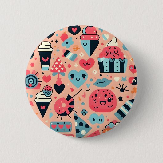 Sweet Leckereien Fiesta Button (Vorderseite)