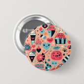 Sweet Leckereien Fiesta Button (Vorne & Hinten)