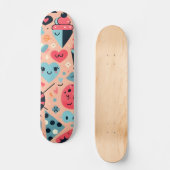 Sweet Leckereien Fiesta Skateboard (Vorderseite)
