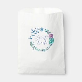 Sweet Leckereien lila Gastgeschenk Hochzeit Tasche Geschenktütchen