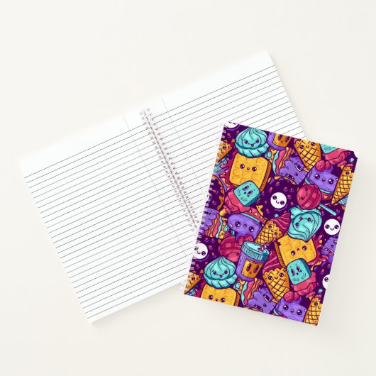 Sweet-Leckereien-Notebook Notizblock (Innenseite)