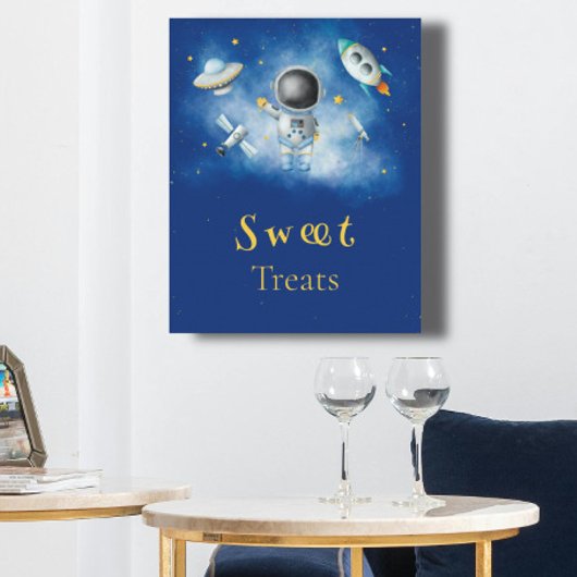 Sweet Leckereien Space Astronaut Junge Raketen Sta Poster