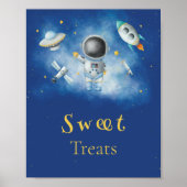 Sweet Leckereien Space Astronaut Junge Raketen Sta Poster (Vorne)