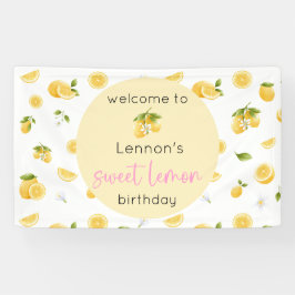 Sweet Lemon Birthday Banner