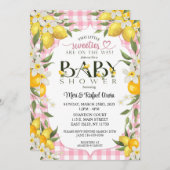 Sweet Lemon Bliss: Eine Babydusche zum Gedenken! Einladung (Vorne/Hinten)
