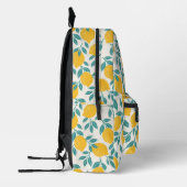 Sweet Lemon Branches Muster Bedruckter Rucksack (Links)