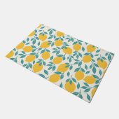 Sweet Lemon Branches Muster Fußmatte (Schrägansicht)