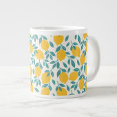 Sweet Lemon Branches Muster Jumbo-Tasse (Vorderseite Rechts)