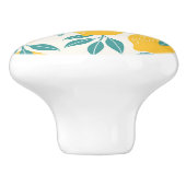 Sweet Lemon Branches Muster Keramikknauf (Seitenansicht)