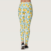 Sweet Lemon Branches Muster Leggings (Rückseite)
