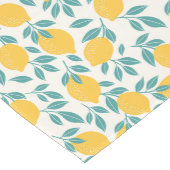 Sweet Lemon Branches Muster Mittelgroßer Tischläufer (Ecke)