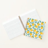 Sweet Lemon Branches Muster Notizblock (Innenseite)