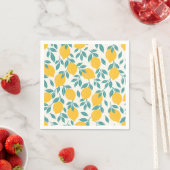 Sweet Lemon Branches Muster Serviette (Beispiel)